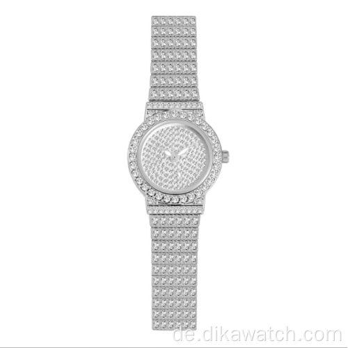 Neue heiße verkaufende BS FA1101 direkt ab Werk Luxus voller Diamant Damenuhr Mode Stahlband Armbanduhren hohe Qualität